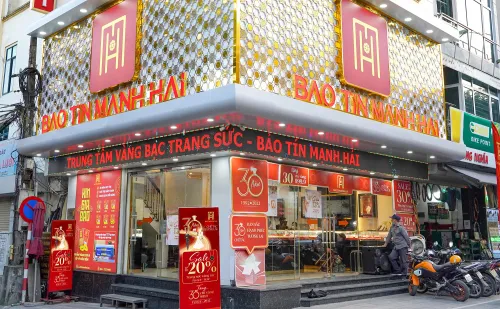 Các Cửa hàng Vàng Uy tín ở Thanh Hóa