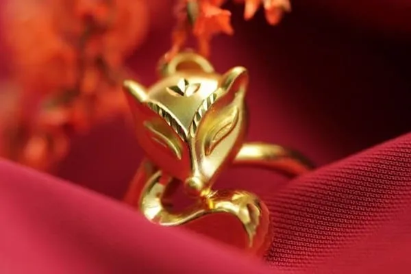 Nhẫn Hồ Ly màu vàng